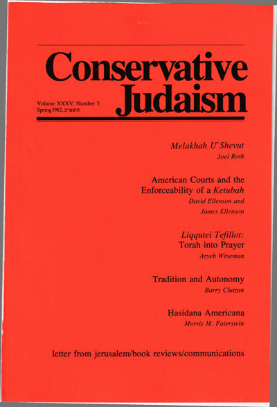 American Courts and the Enforceability of a Ketubah as a Private Contract - An Investigation of Recent US Court Decisions