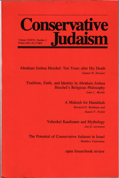 Tradition, Faith, and Identity in Abraham Joshua Heschel's Religious Philosophy