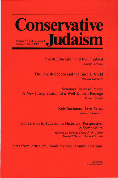 Conversion to Judaism in Historical Perspective - From Biblical Israel to Postbiblical Judaism