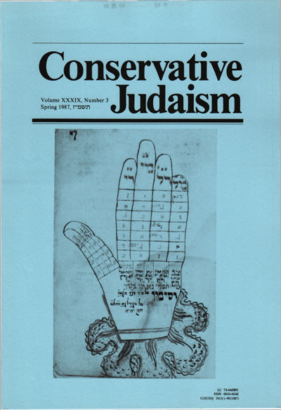 The Struggle for Self-Definition in Conservative Judaism