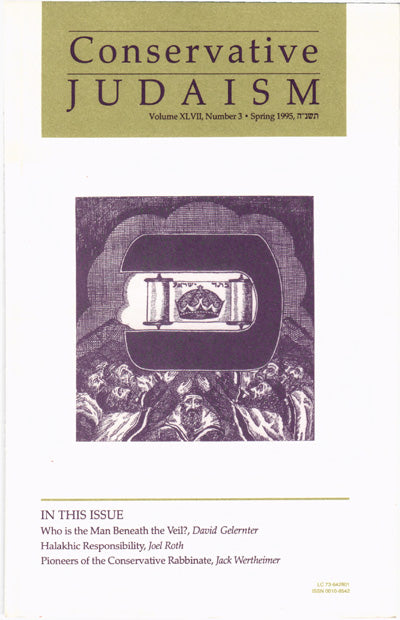 Pioneers of the Conservative Rabbinate - Reports from the Field by Graduates of Schechter's Seminary - From the Ratner Center