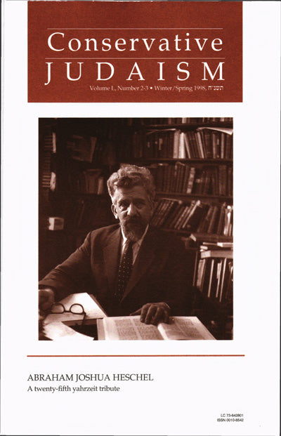 Heschel's Torah min ha-shamayim - Ancient Theology and Contemporary Autobiography