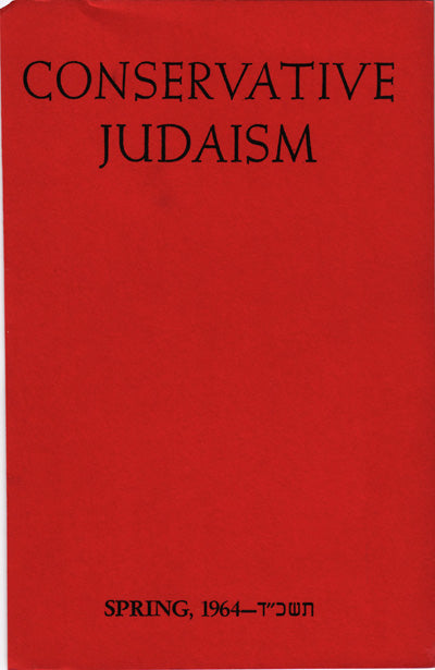 American Judaism Perceived - A Protestant Report