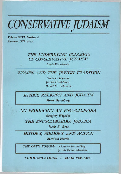 Women's Liberation in the Talmudic Period - An Assessment